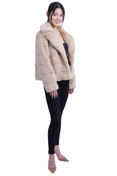 Buy Stylish Miliya Faux Fur Jacket - Love Token – Love Token US