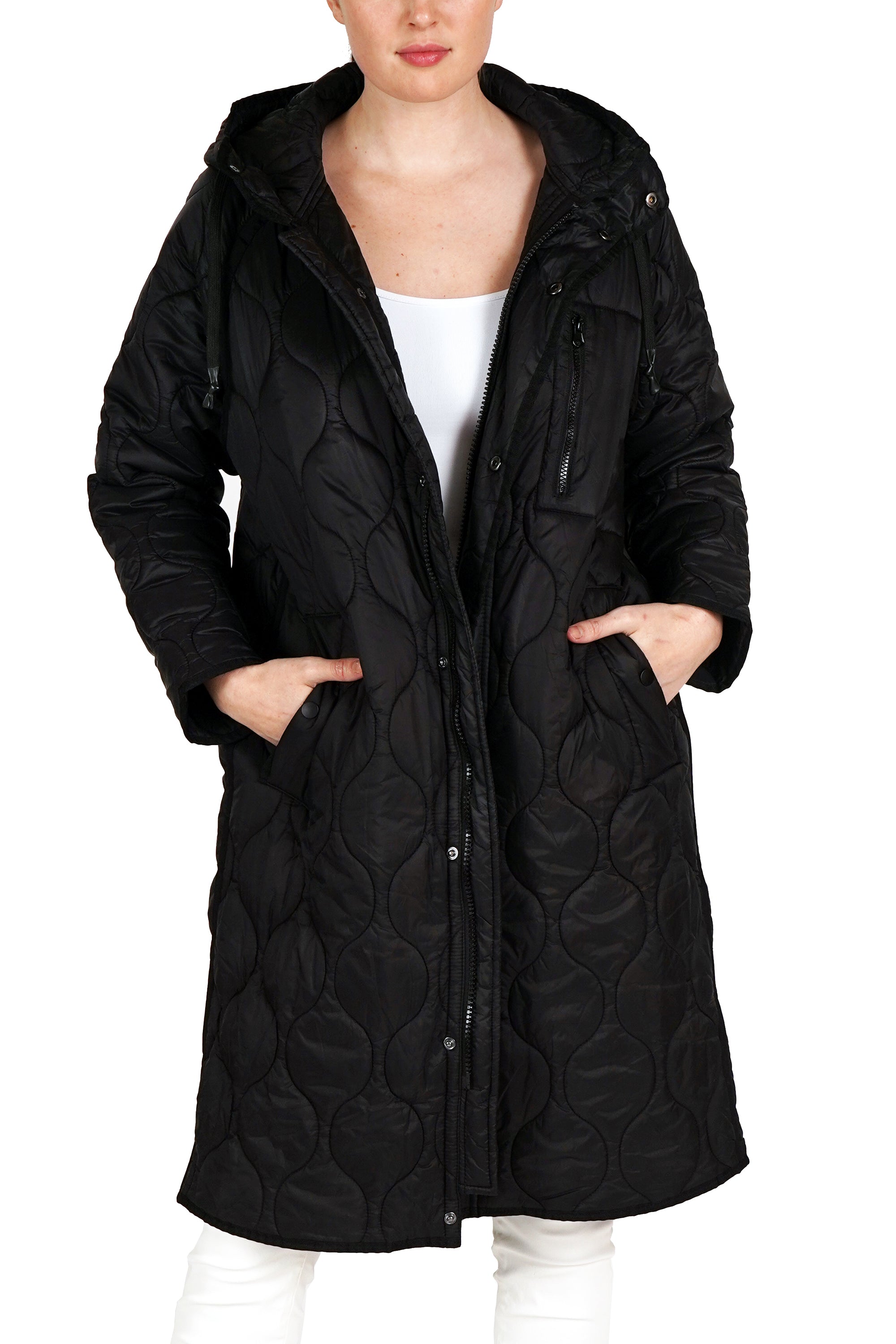 Love Token Women's Long Quilted Jacket – Love Token US