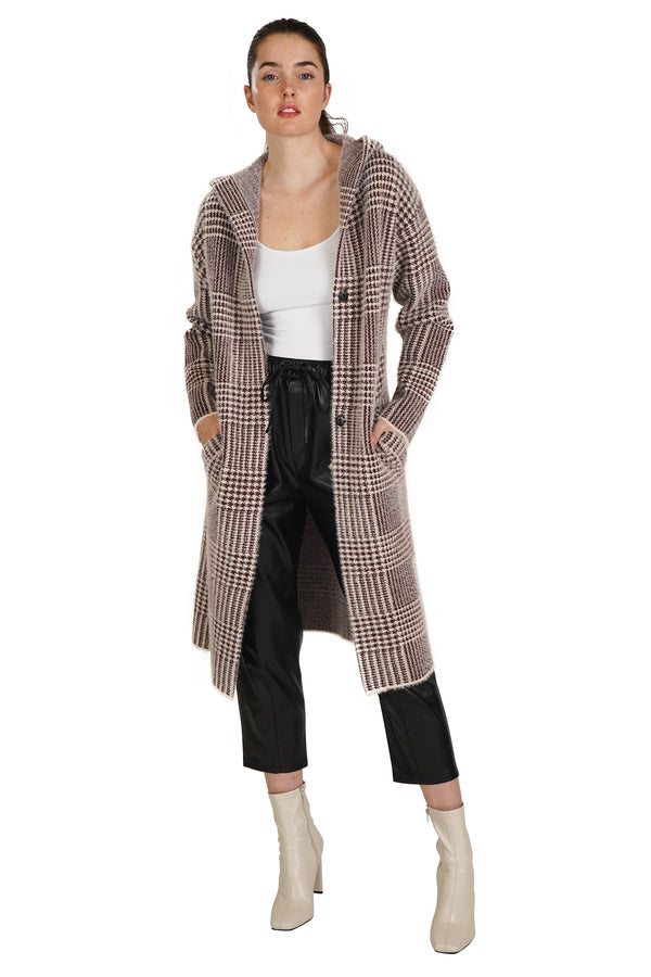 Love Token Plaid Snap Button Cardigan 7