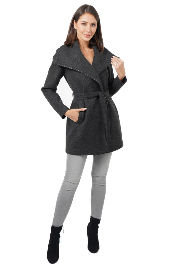 Love Token Esmeralda Drape Collar Coat 2