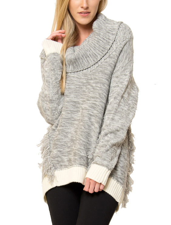 Love Token Hailey Cowl-Neck Sweater